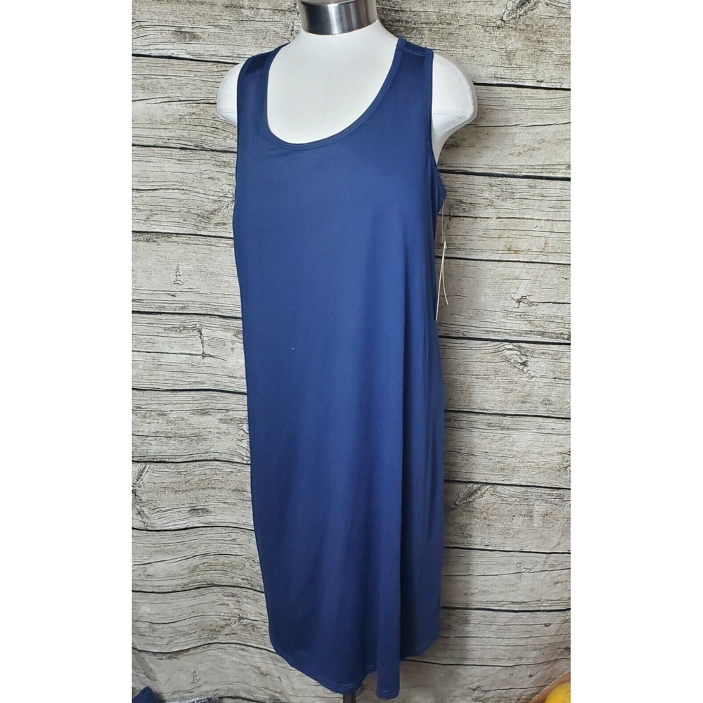 32 Degree Cool Indigo Tank Dress Size Large NWT